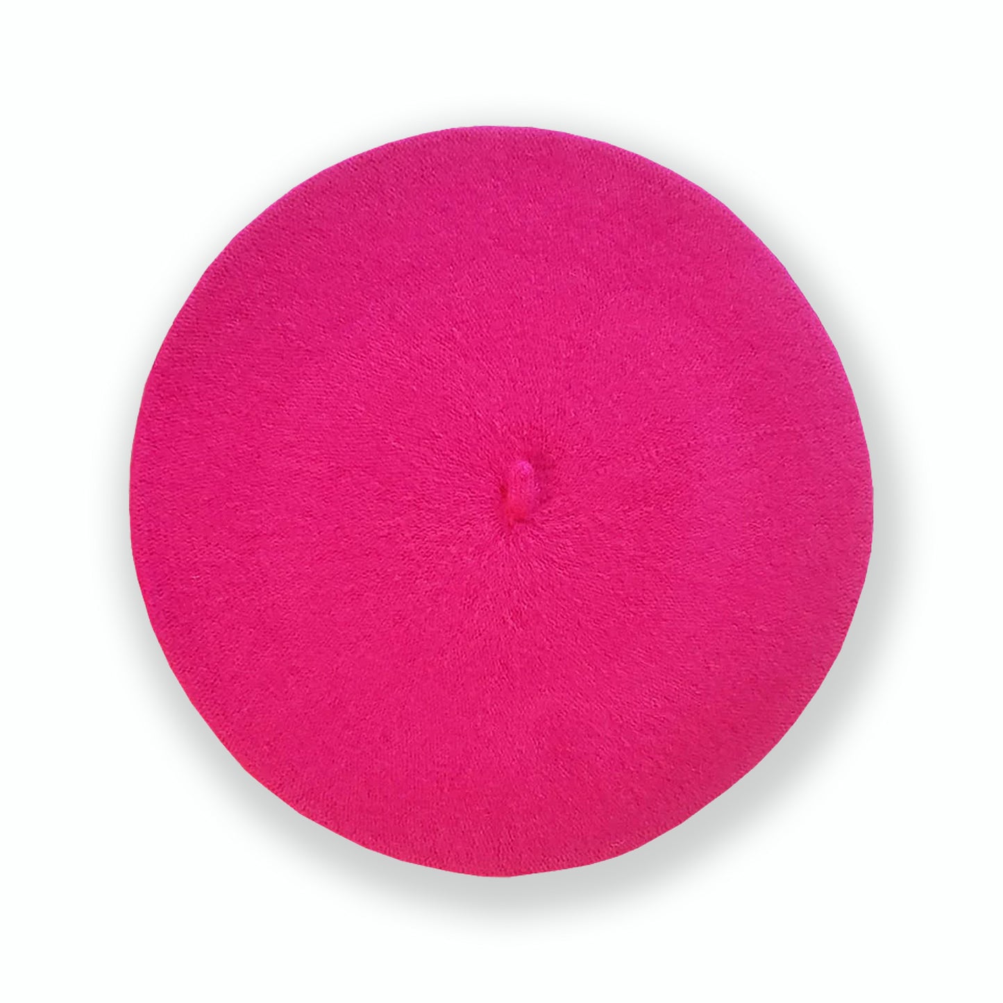 Wool Beret - Raspberry