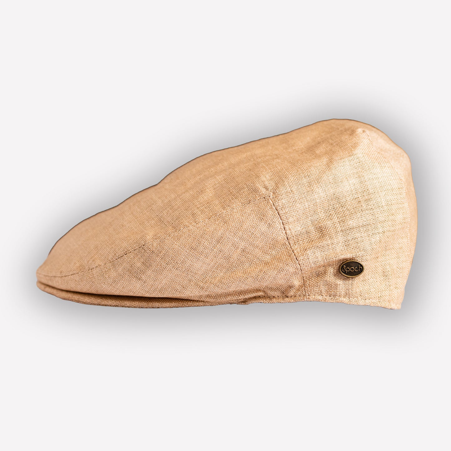 Linen Flatcap - Natural