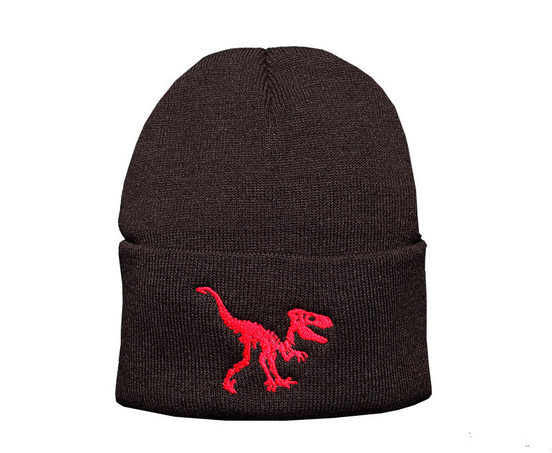 Savage Dino Beanie_BLK_Red