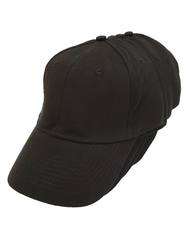 CUSTOM DAD CAP (Black 6 pack)