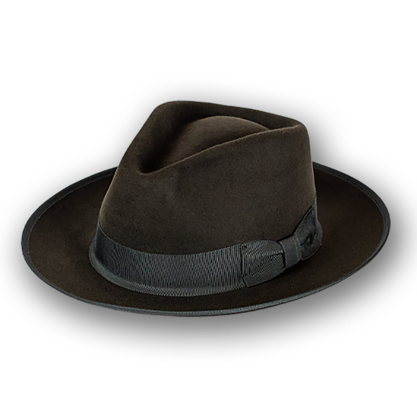 The Don Corleone Fur Felt Fedora - Olive