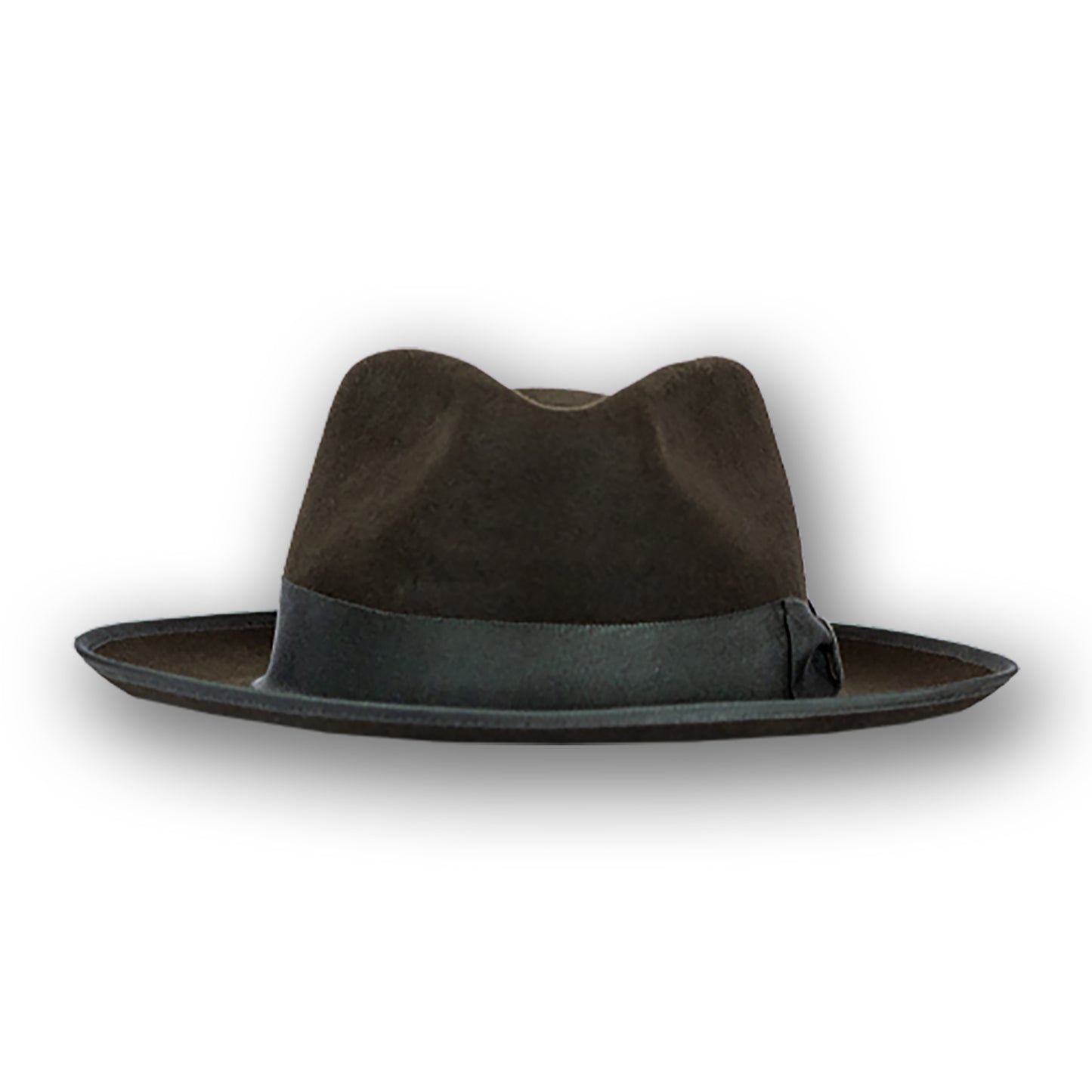 The Don Corleone Fur Felt Fedora - Olive