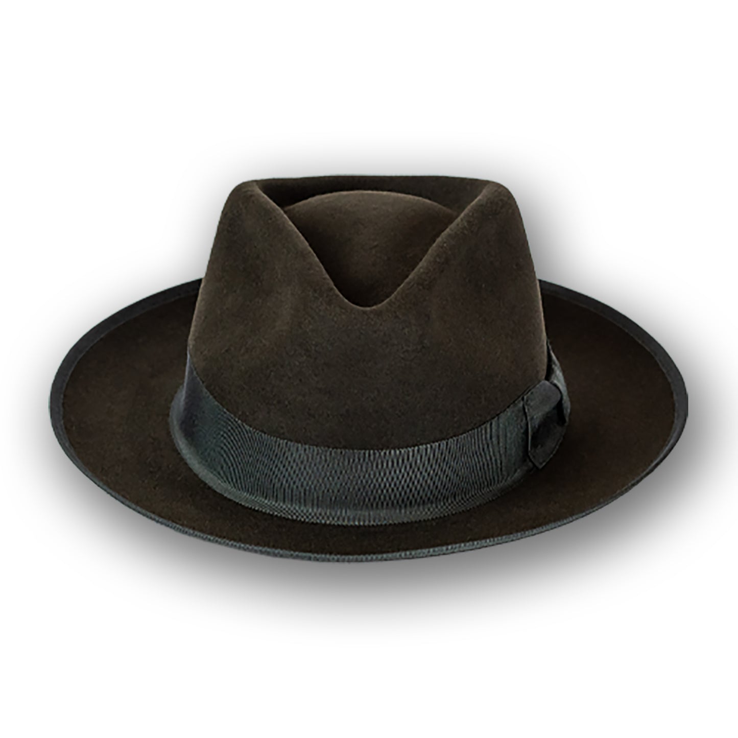 The Don Corleone Fur Felt Fedora - Olive