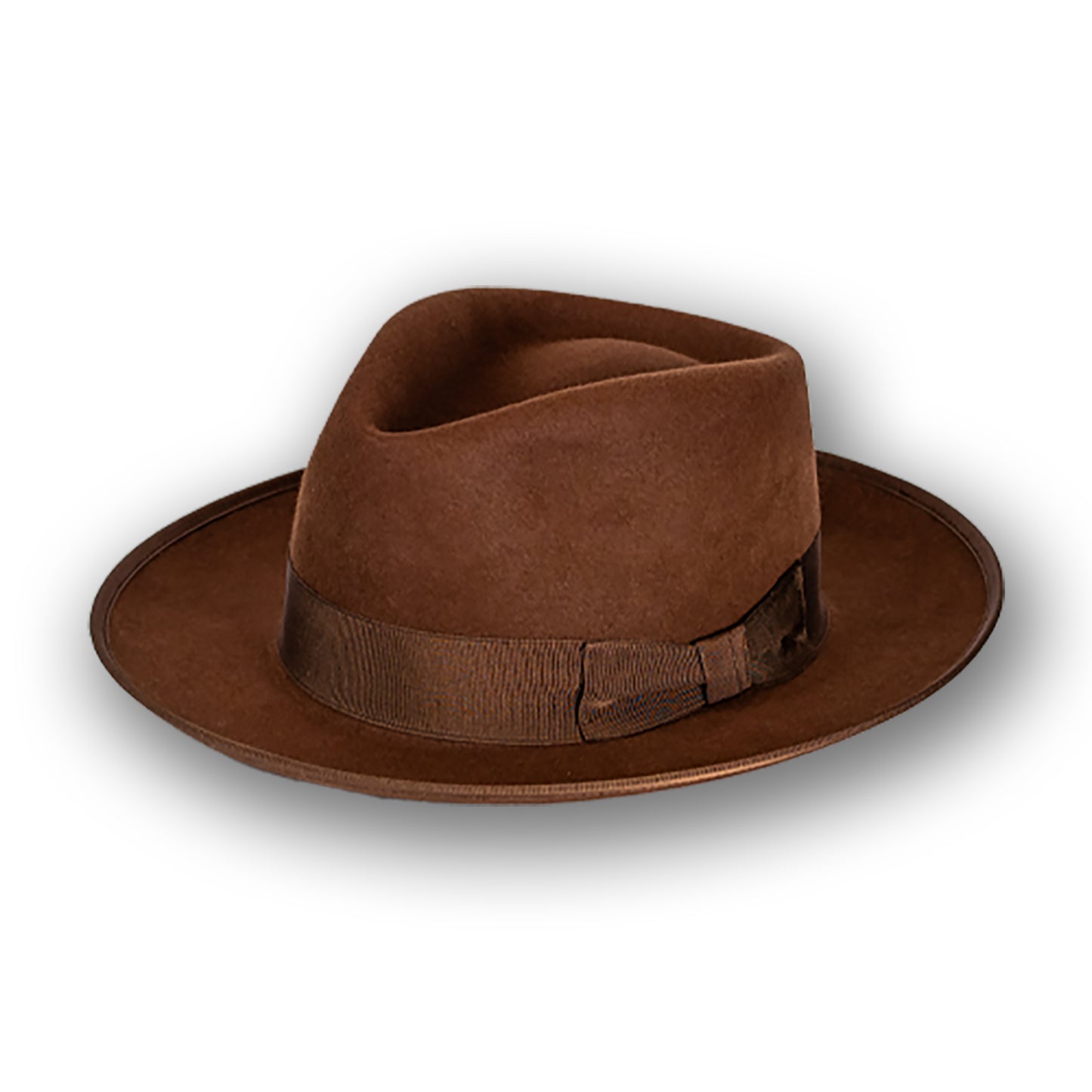 The Don Corleone Fur Felt Fedora - Whiskey