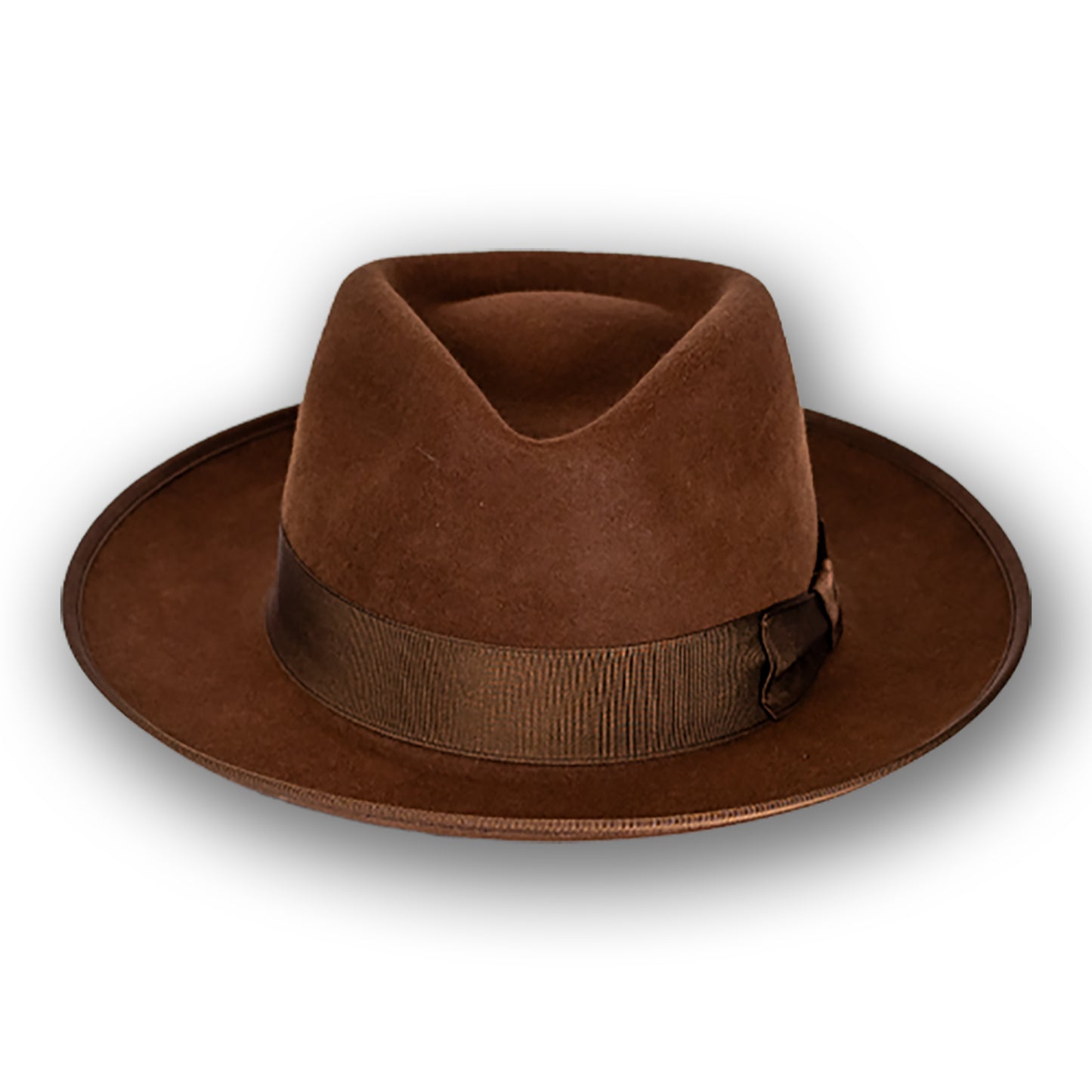 The Don Corleone Fur Felt Fedora - Whiskey