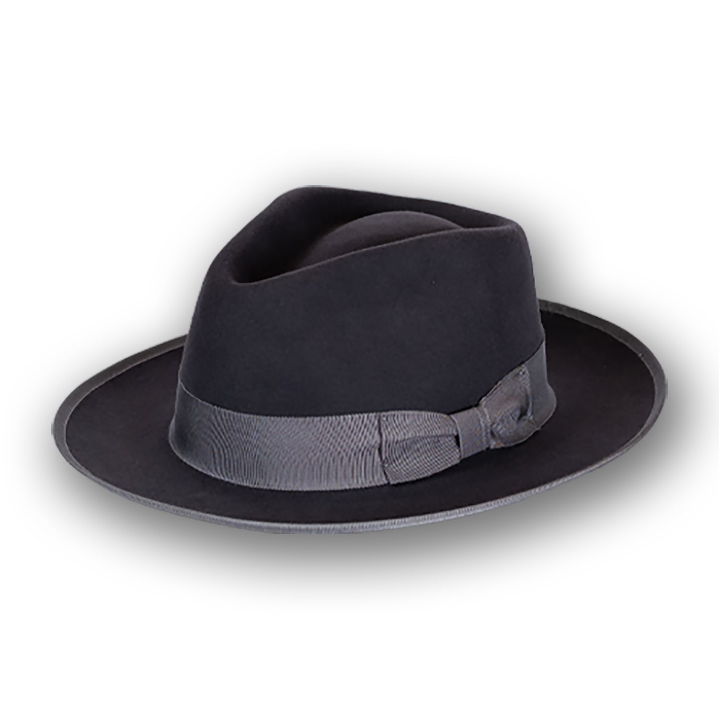 The Don Corleone Fur Felt Fedora - Grey