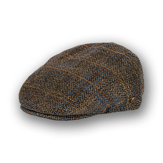 Gatsby Cap - browns and blues