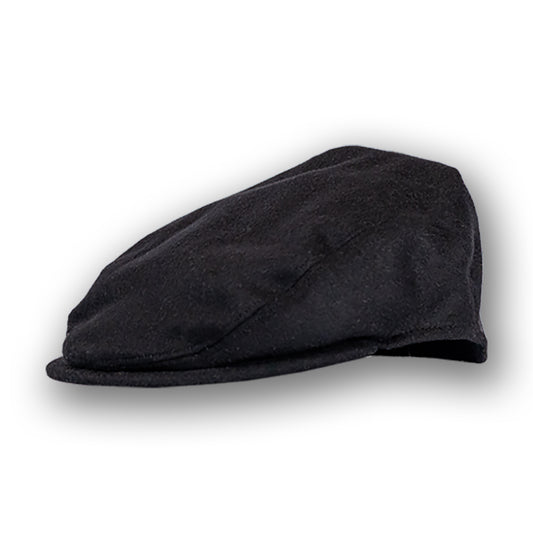 Gatsby Cap - Black Cashmere