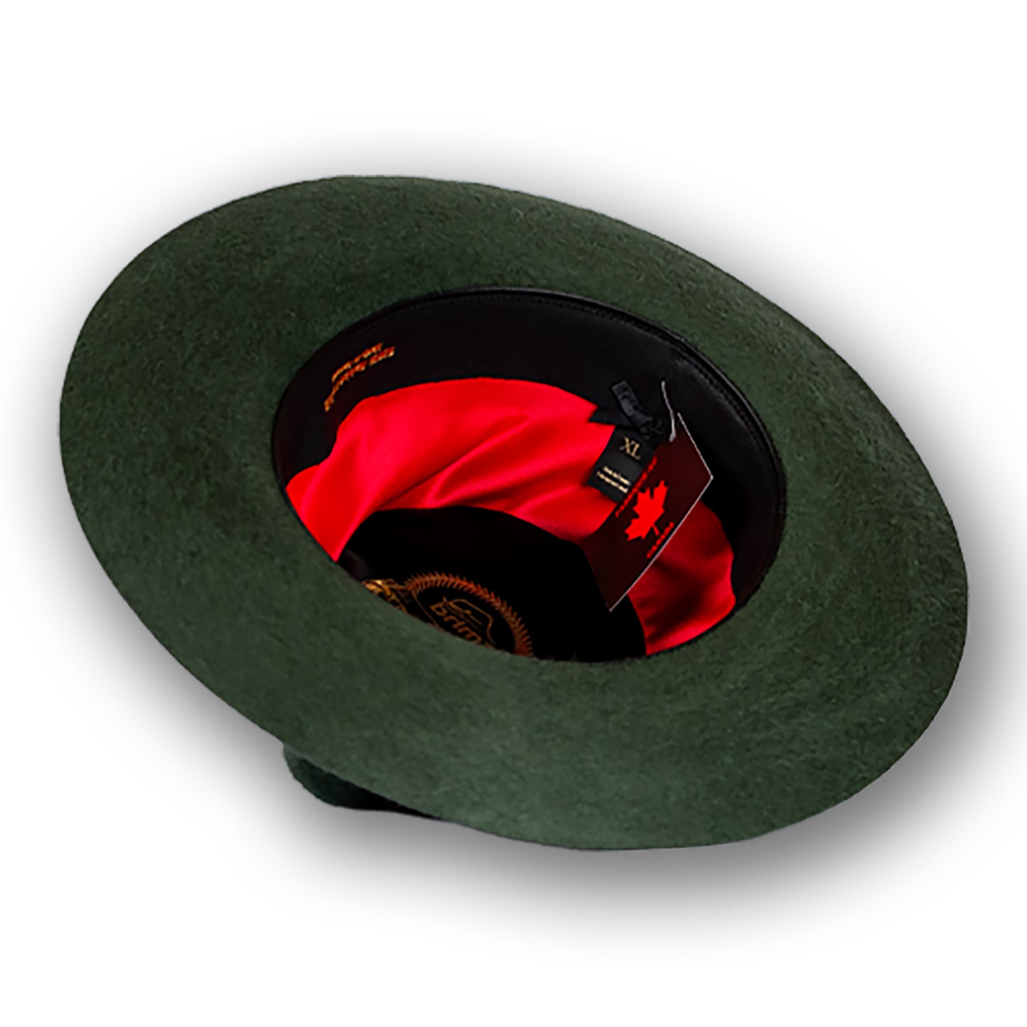 The Boss Fur Felt Fedora - Spruce Green