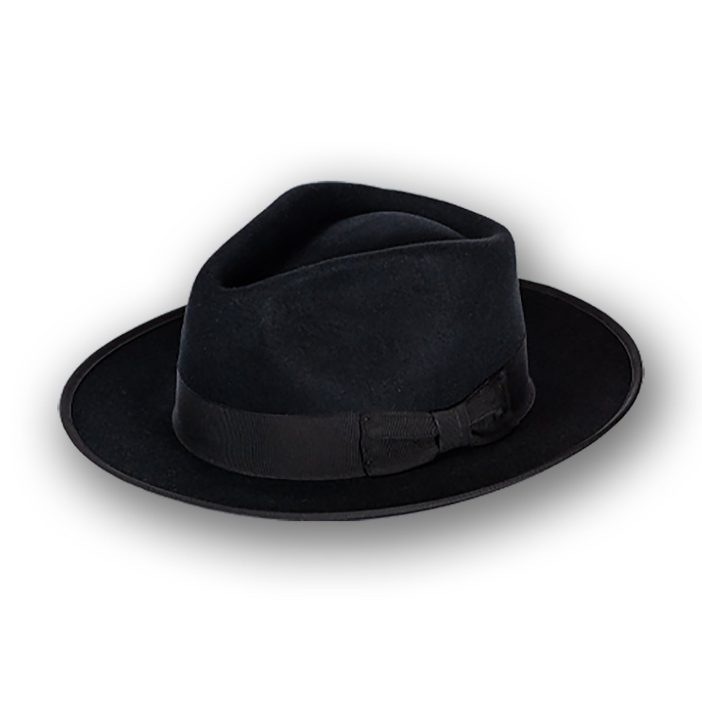 The Don Corleone Fur Felt Fedora - Black