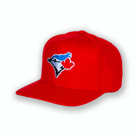 8 bit Jays Cap - Red