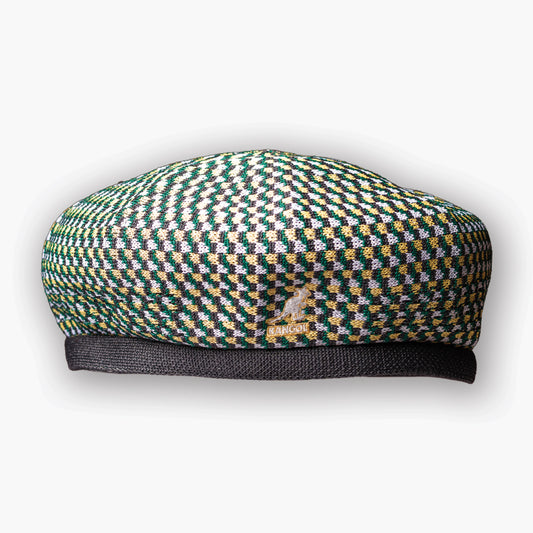 Kangol Beret - Yellow - Green - White - Black