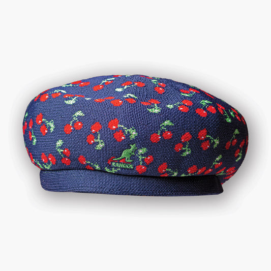 Kangol Beret - Navy Cherries