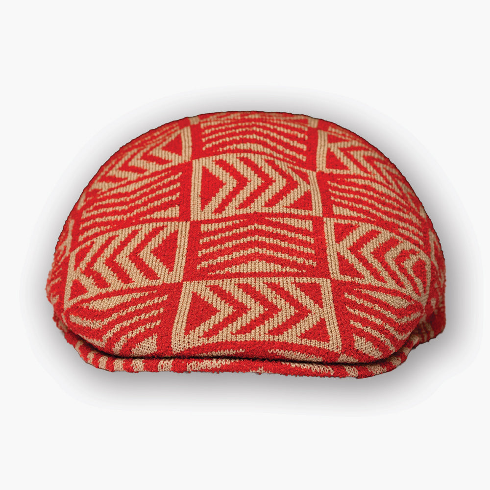 Kangol seamless 507 Cap - Red - Tan