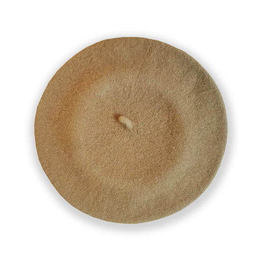 Wool Beret - Camel