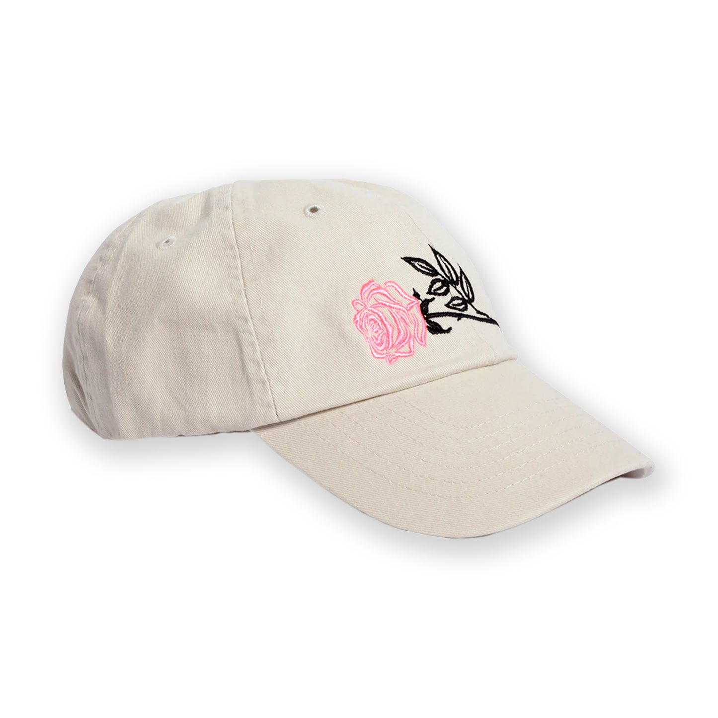 Wild Roses Dad Hat (Almond Rose)