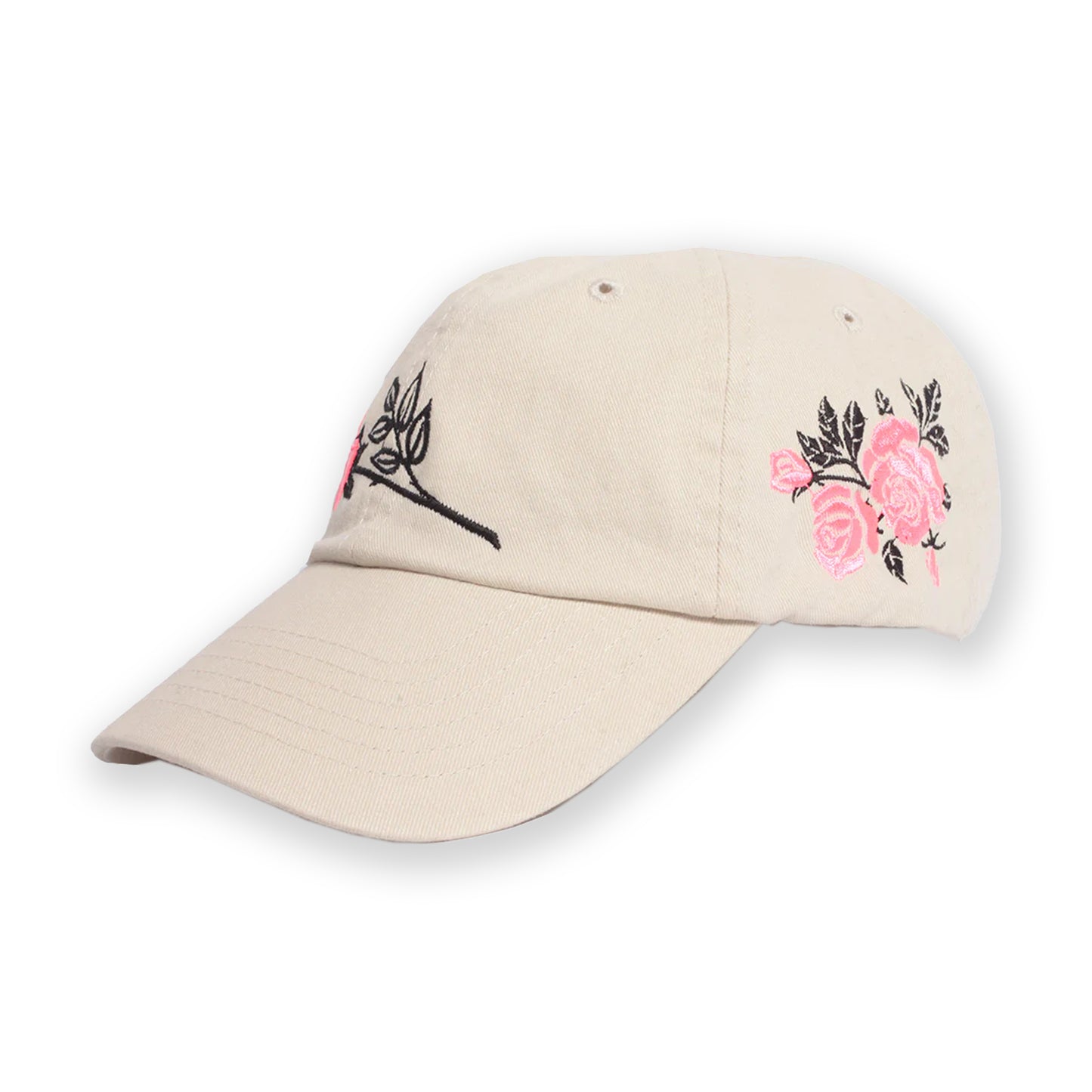 Wild Roses Dad Hat (Almond Rose)