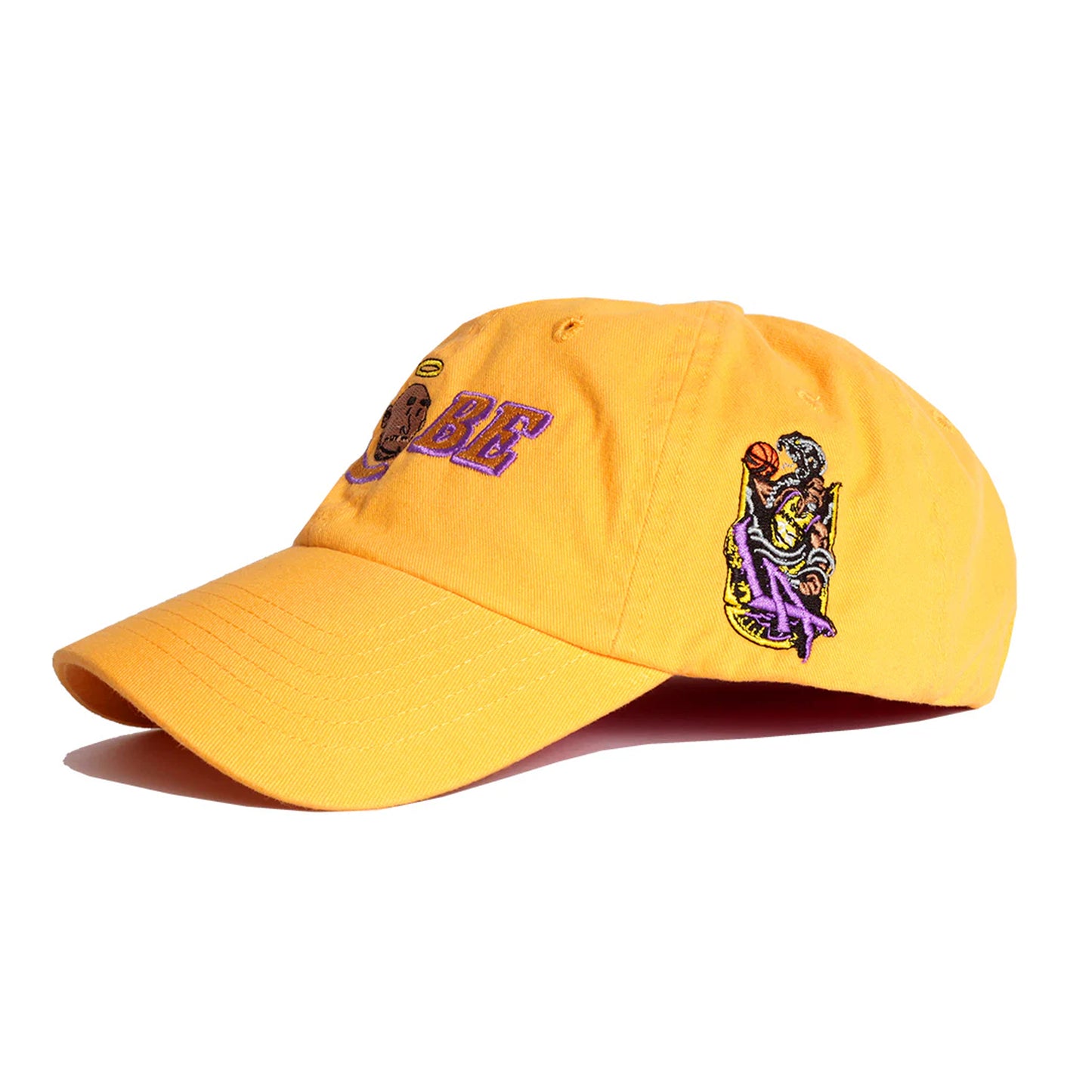 Tooncrew X Brimz "WE LOVE" Kobe Dad Hat  (Yellow/Purple)