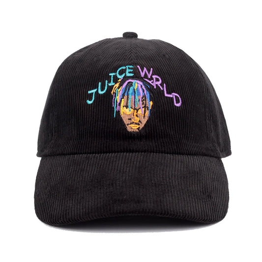 Juice WRLD Dad Hat - (Black) Corduroy