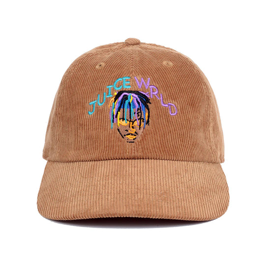 Juice WRLD Dad Hat - (Beige) Corduroy