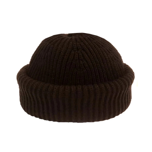 Merino Sailor Beanie - Black