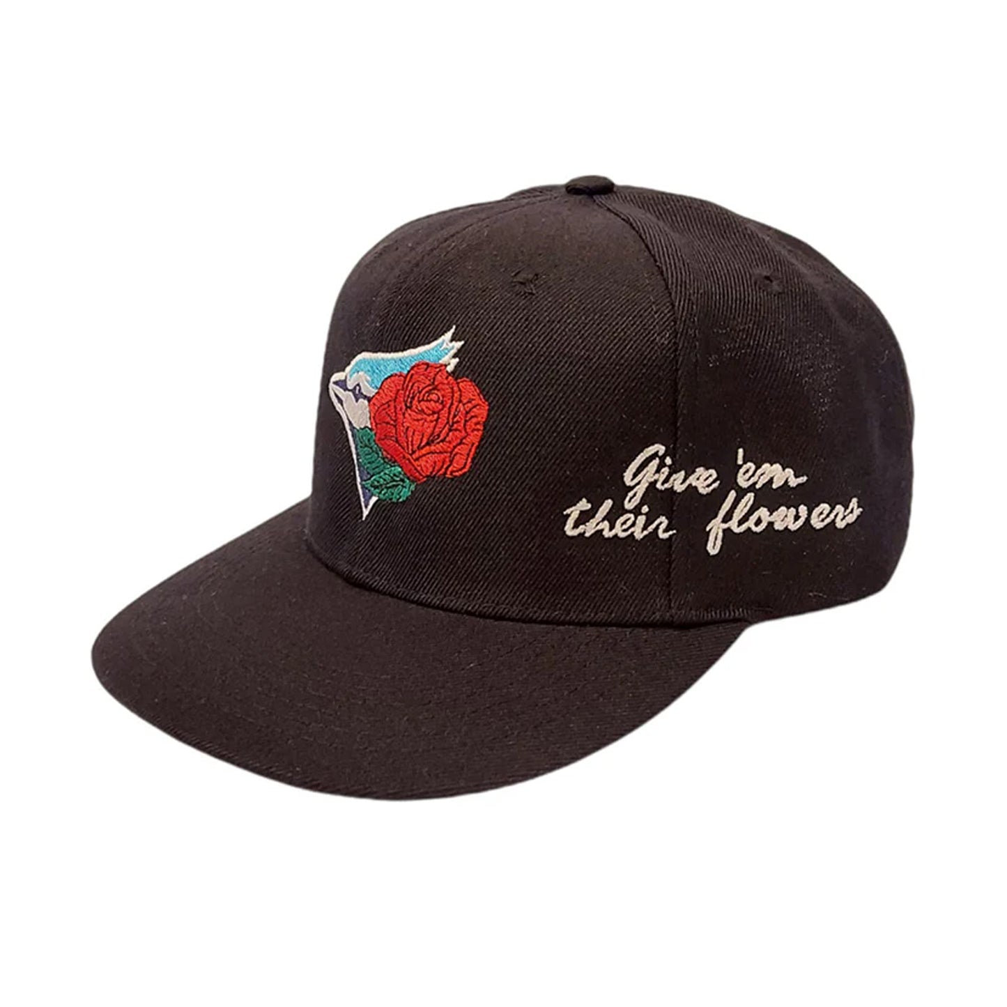 Jays N' Roses Snapback- Black