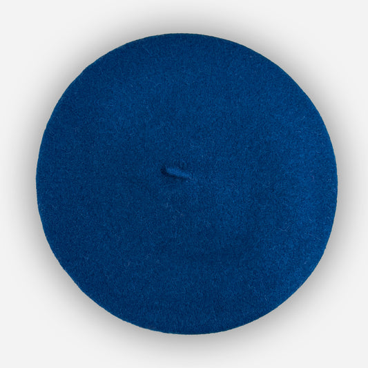 Wool Beret - Saphire