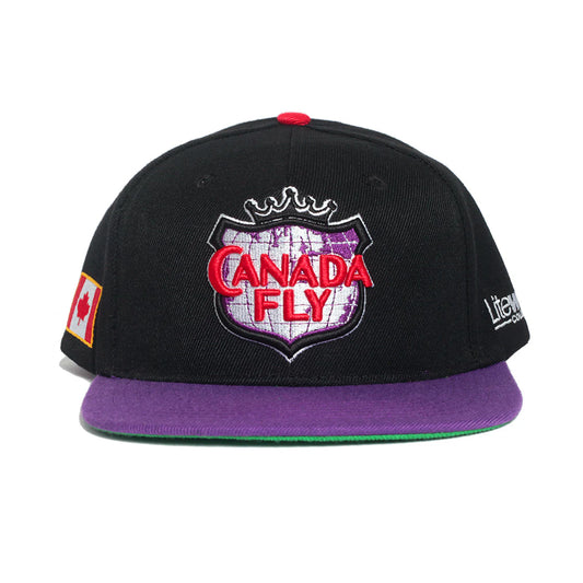 Canada Fly - Snapback (Purple/Black)