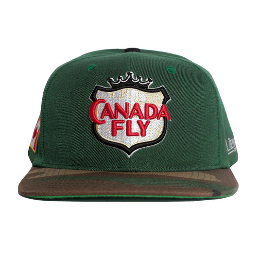 Canada Fly - Snapback (Green/Camo)