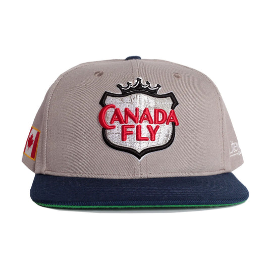 Canada Fly - Snapback (Grey/Navy)