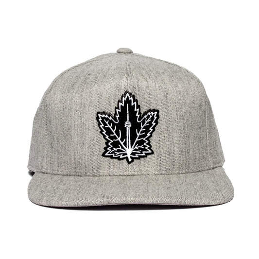 Champion Leaf Snapback (Heather Grey)