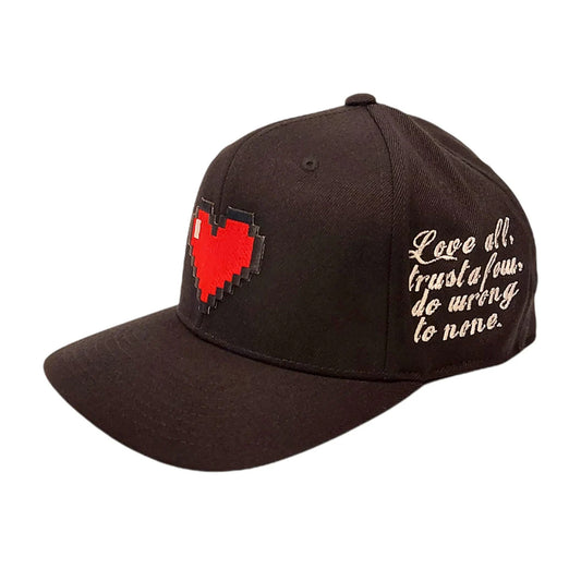 Digital Glow Heart Snapback