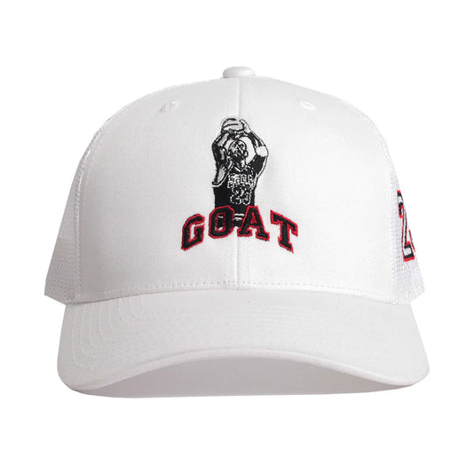 MJ Goat Mesh Trucker (White)