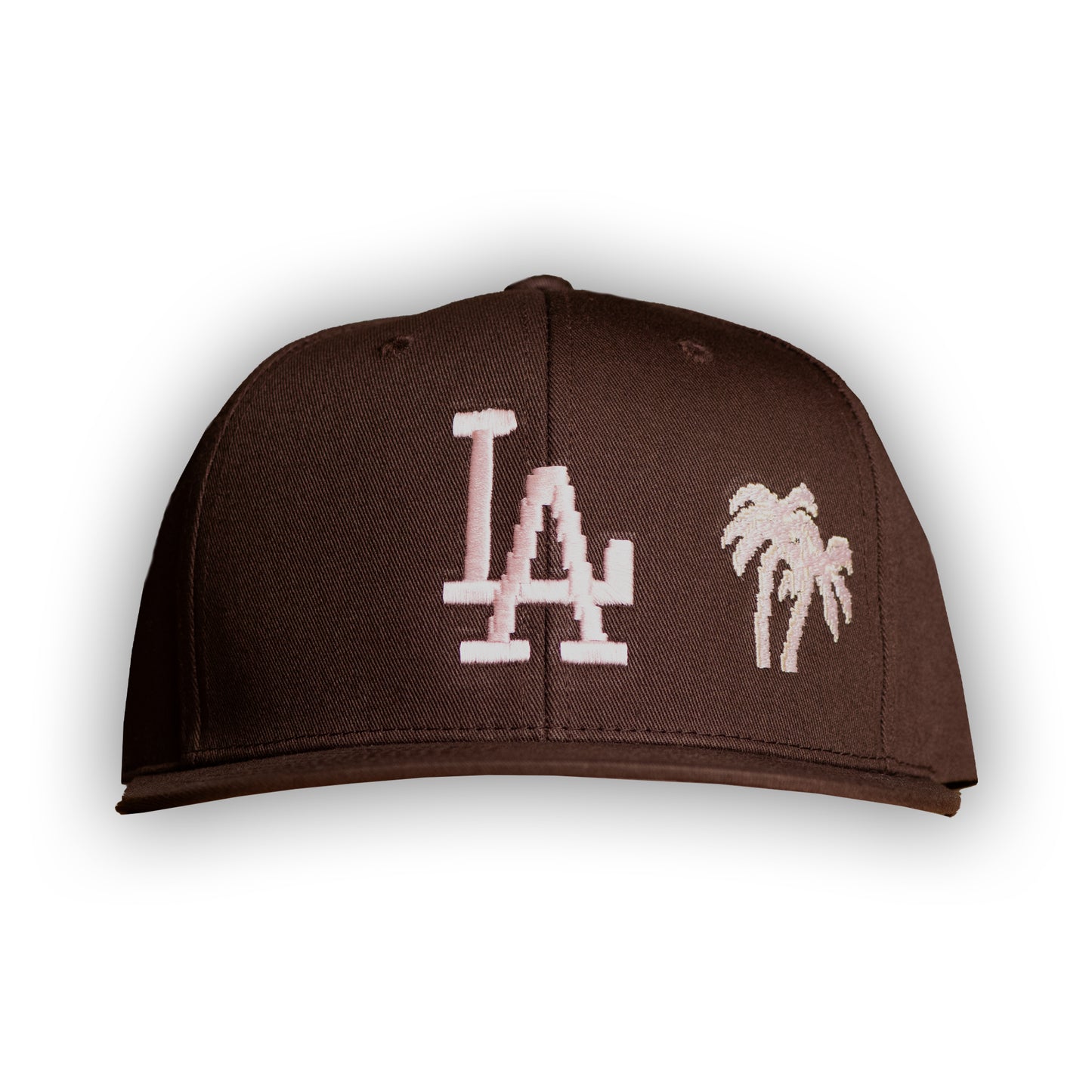 LA Palms - Snapback Brown/white/light pink