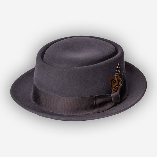 Walter Meth Pork Pie Fur Felt - Black