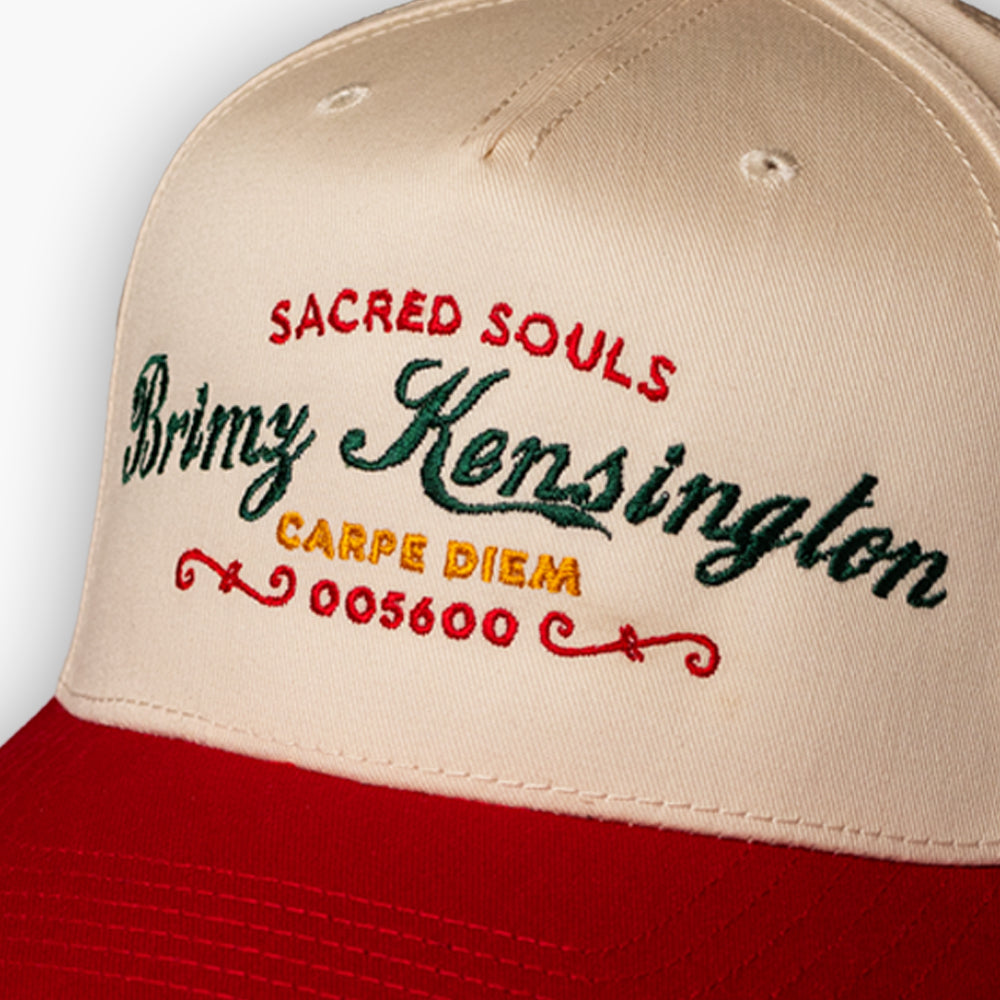Sacred Souls - red/forest green/beige/gold