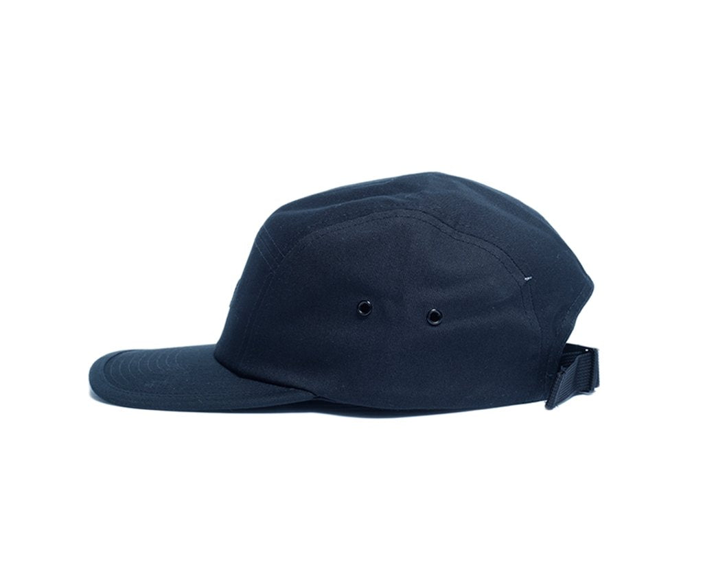 5 Panel Champion Leaf (Black) Strapback - brimzofficial