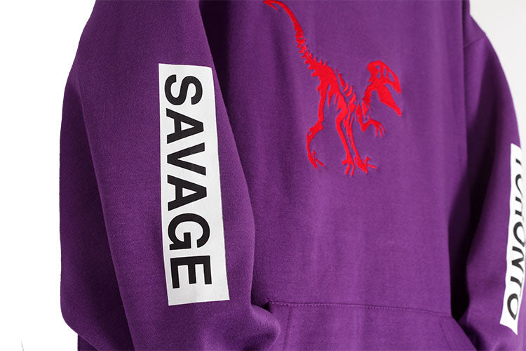Dino Savage Hoodie_Purple