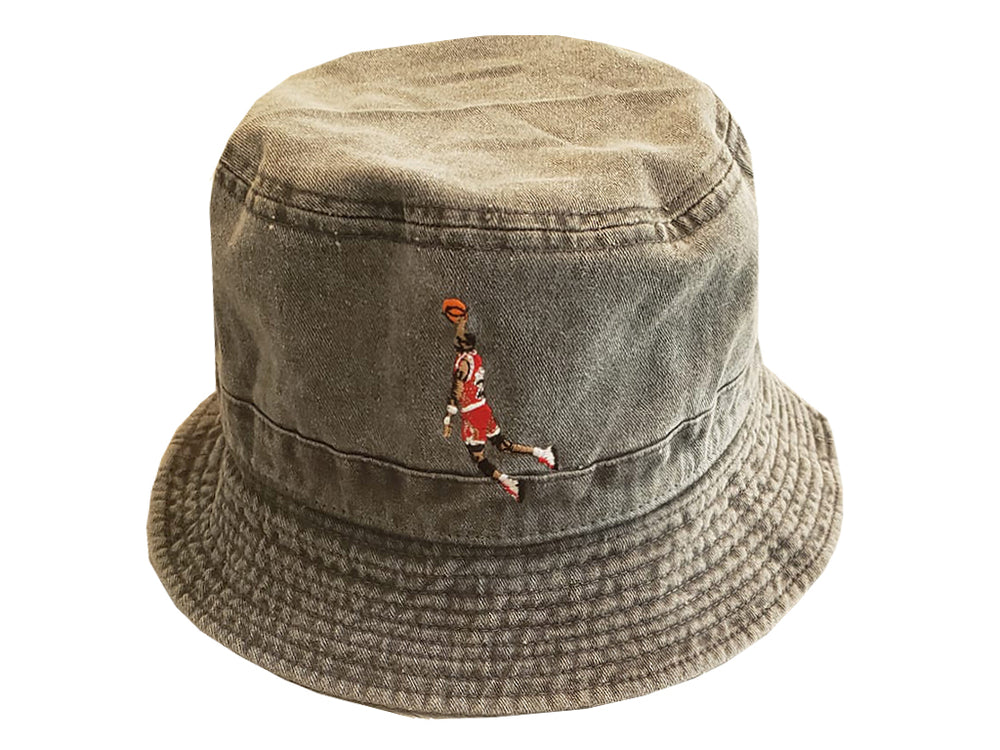 Jordan Bucket Hat - Charcoal Cement