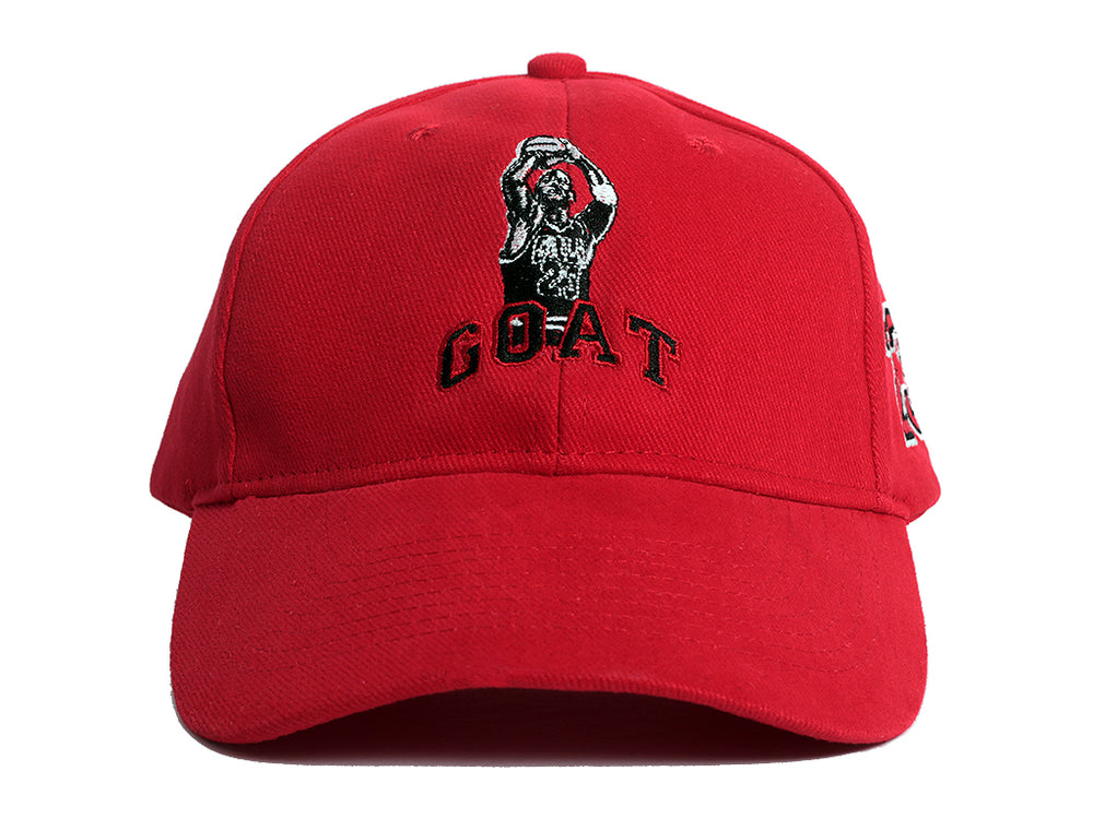 MJ Goat Dad Hat (Red)