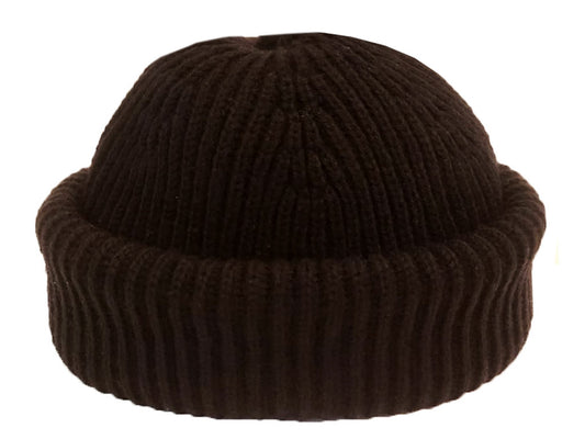 Merino Sailor Beanie - Black