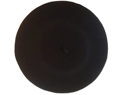 Wool Beret - Black