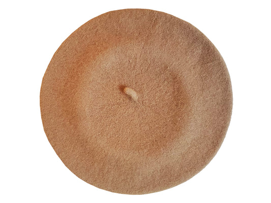 Wool Beret - Camel