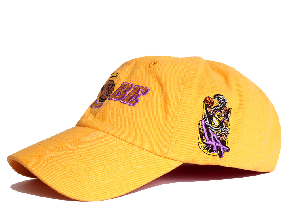Tooncrew X Brimz "WE LOVE" Kobe Dad Hat  (Yellow/Purple)