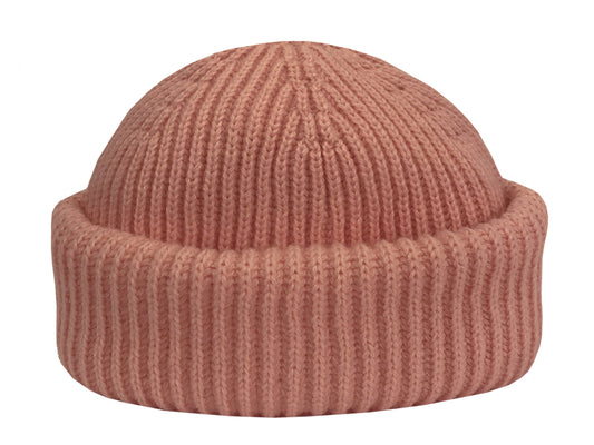 Merino Sailor Beanie - Rose Pink
