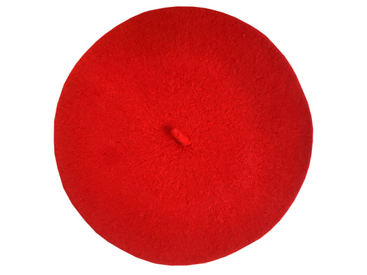 Wool Beret - Red