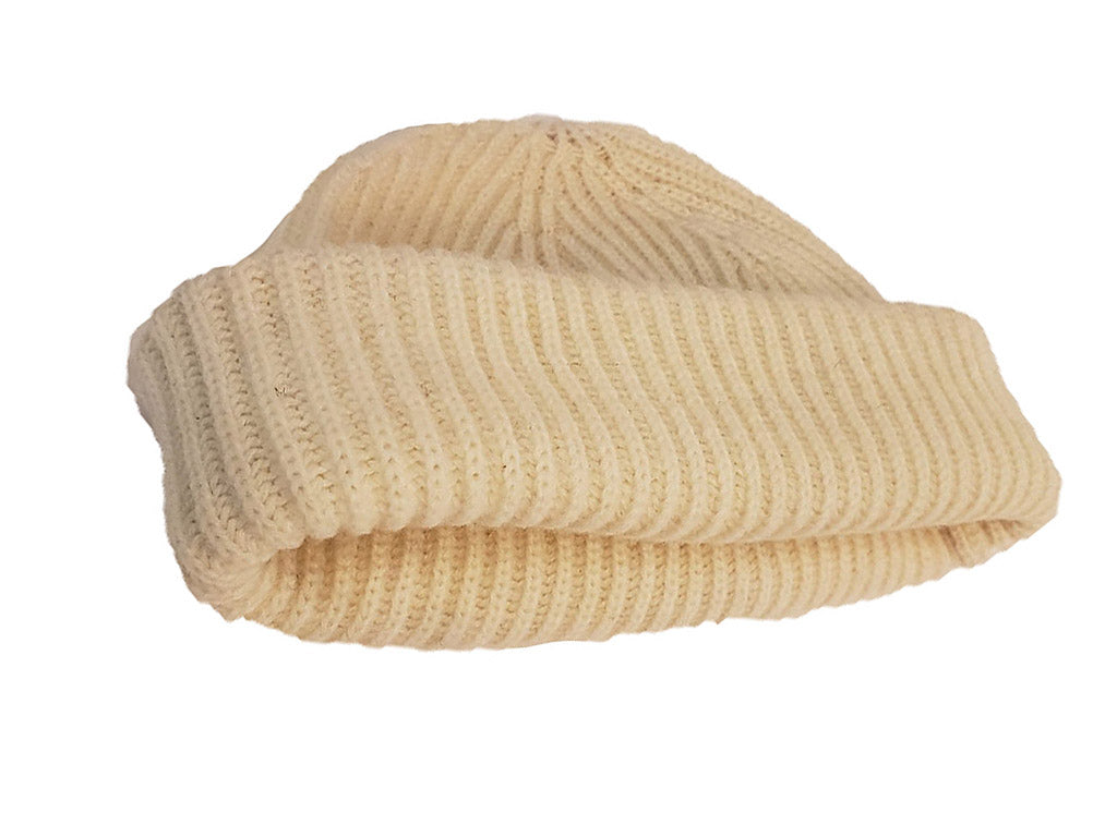 Merino Sailor Beanie - Winter White